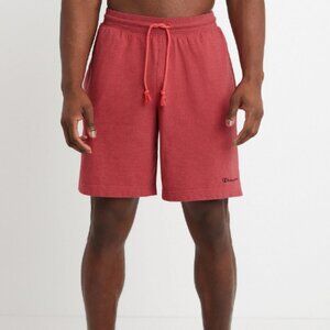 Champion Mens 9" Mid Rise Workout Shorts - Red Stone Sz 925287